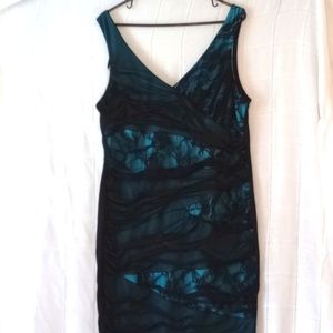 Torrid Nite-Out Midi Dress, Sz 2X, NWOT